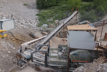 贵州180-250吨/小时石灰石移动破碎生产线