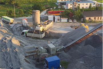 湖南长沙130-200吨/小时建筑废弃物处理生产线