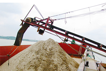 广西60-70吨/小时河卵石制砂船上加工生产线3
