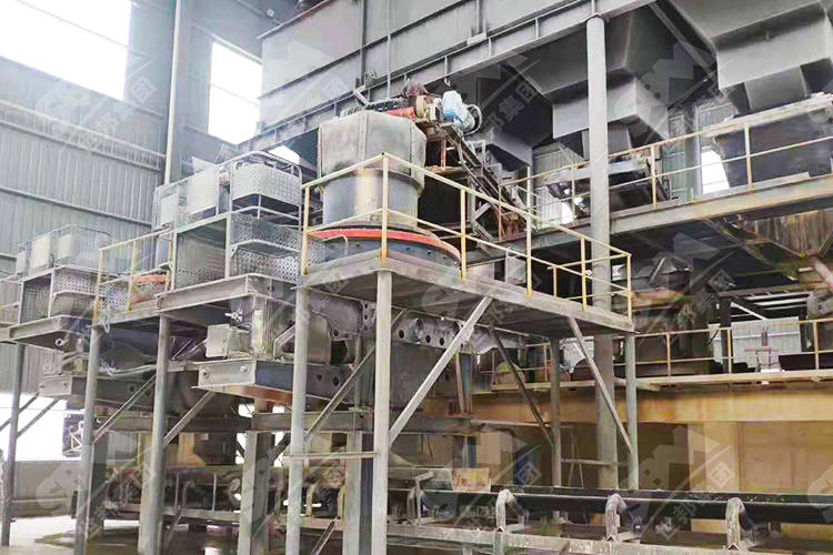 广西时产1000吨石灰石破碎制砂生产线