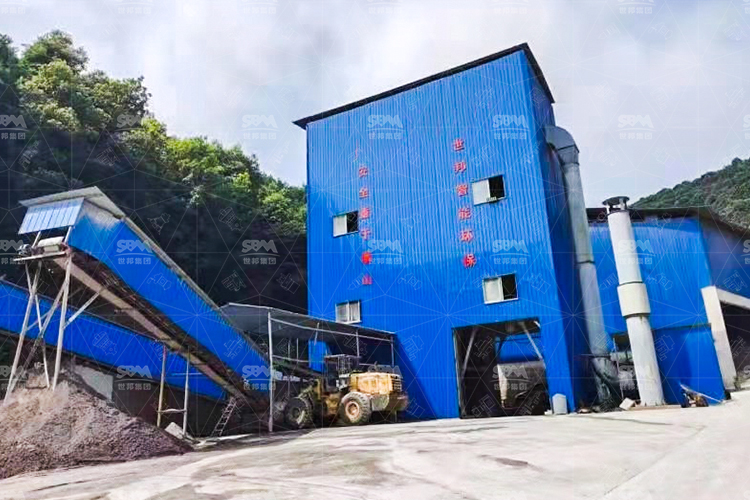 湖南时产100-120吨精品塔楼制砂线