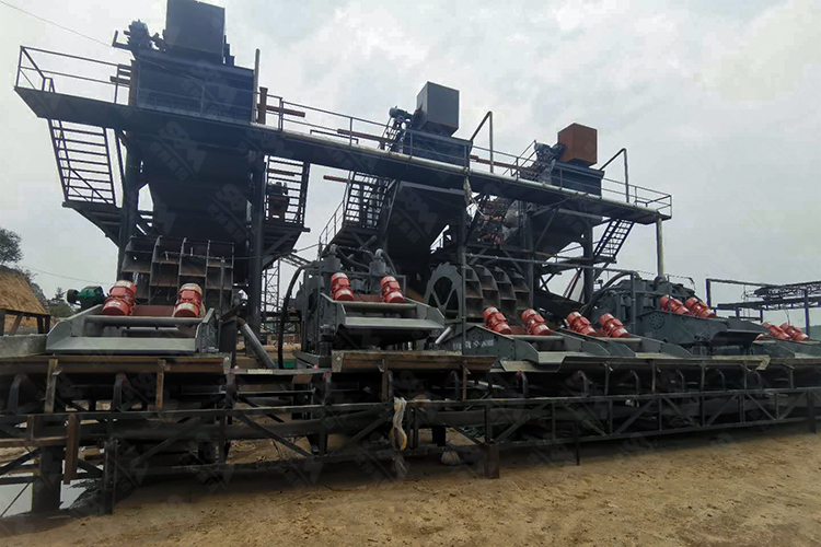 江西时产300吨钾钠长石破碎制砂生产线