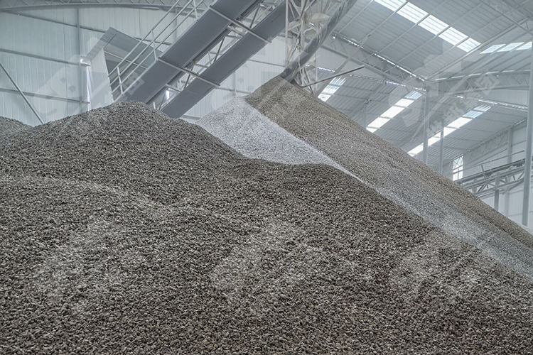 云南时产500吨石灰石破碎生产线