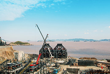 大型EPC项目——舟山1500-1800吨/小时凝灰岩破碎生产线试运行成功